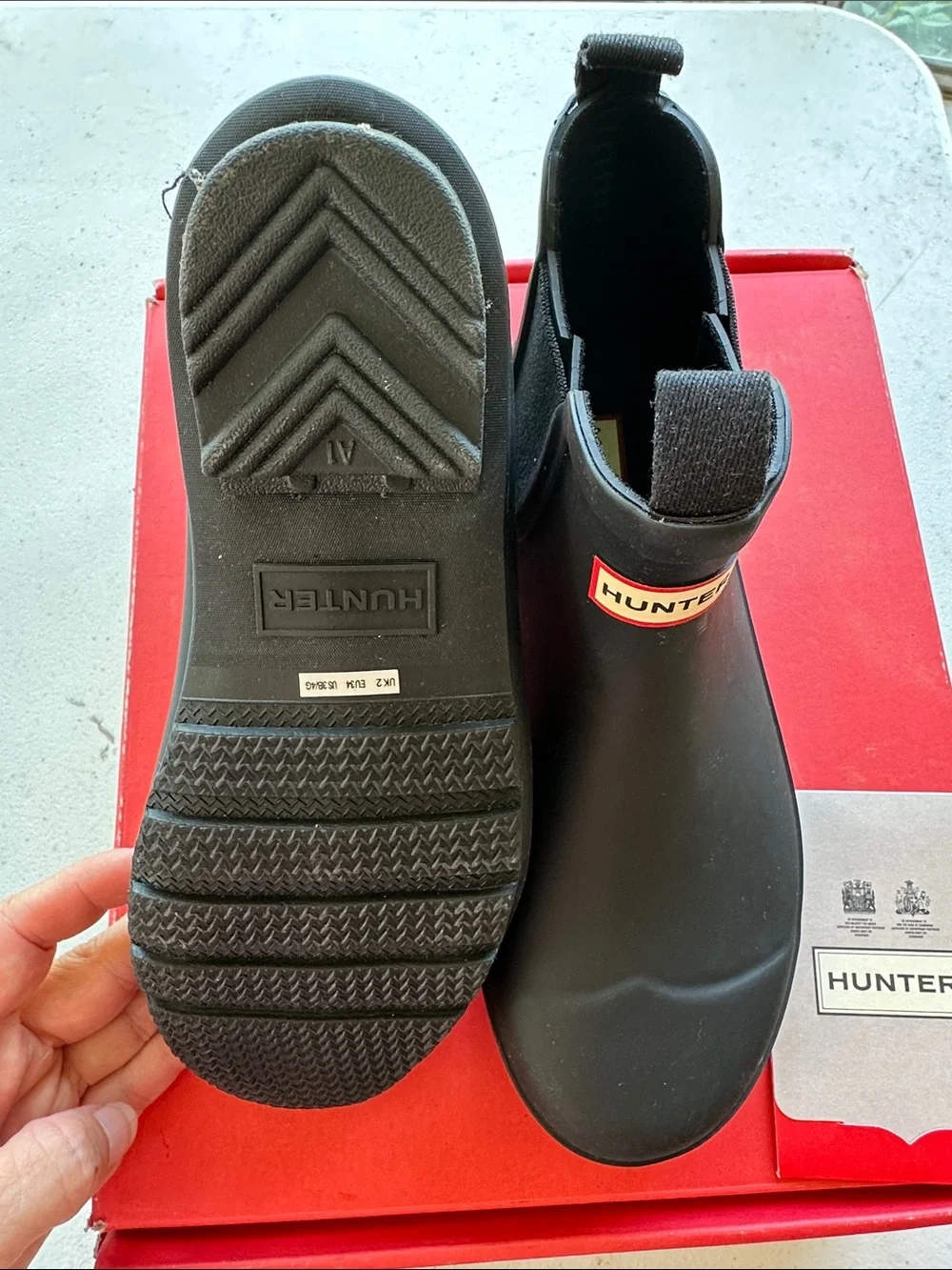 Hunter Rain Boots- Chelsea- Black